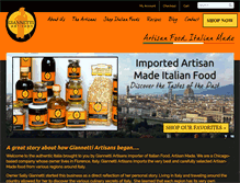 Tablet Screenshot of giannettiartisans.com